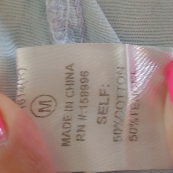 Aaron & Amber Chambray Like High Waist Tiered Dress in Medium - Picture 15 of 15